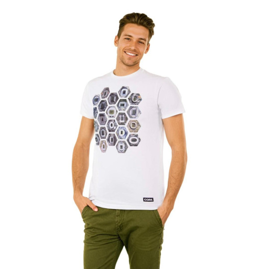 Camiseta COPA Hexagon Stadium White