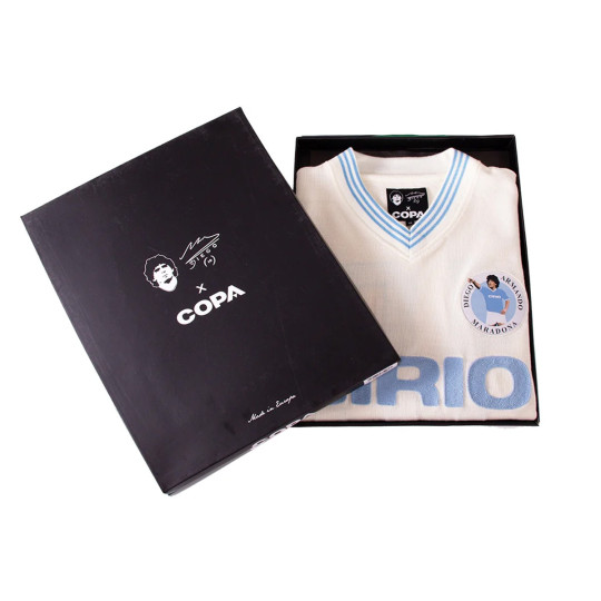 Camiseta COPA Maradona X Copa Napoli 1984 Away Retro Football Shirt White