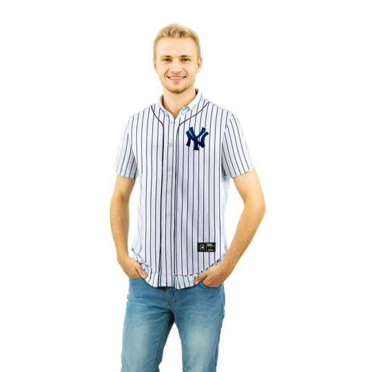 Camiseta Fanatics Mlb Core Foundation Jersey New York Yankees Anthracite-Black-Total Orange-Summit White