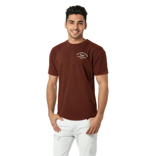 Camiseta FILA Berkau Loose Fit Tee Chocolate Fondant