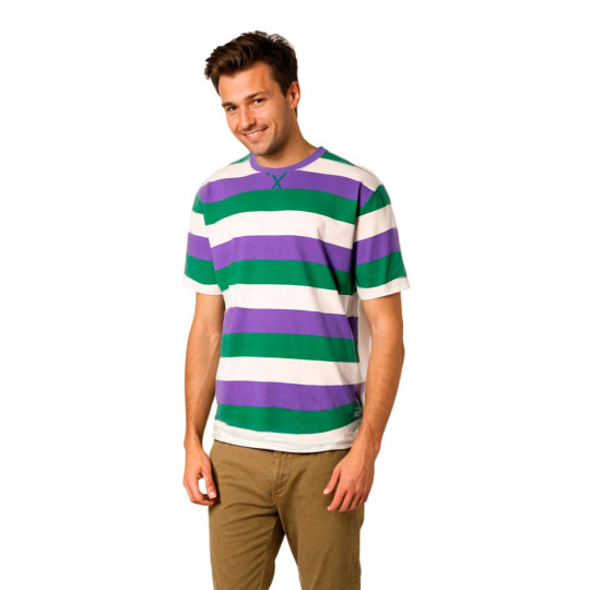 Camiseta FILA Taichung Striped Shoulder Tee Verdant Green Striped