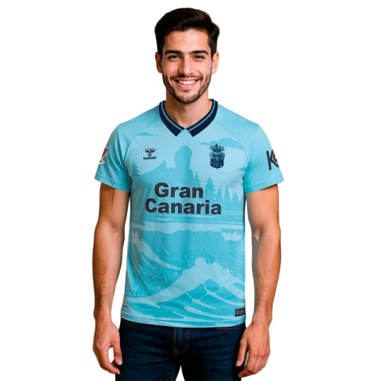 Camiseta Hummel Las Palmas Segunda Equipación 2025-2026 Blue-Dark Marine