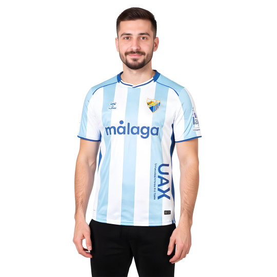 Camiseta Hummel Malaga Cf Primera Equipación 2025-2026 Blue