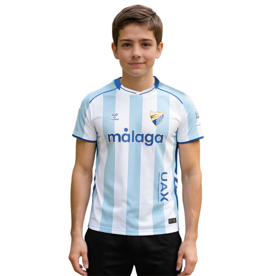 Camiseta Hummel Malaga CF Primera Equipación 2025-2026 Niño Blue