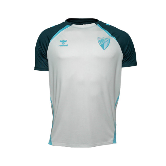 Camiseta Hummel Malaga CF Training 2025-2026 Niño White