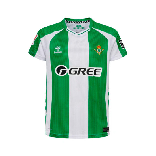 Camiseta Hummel Real Betis Primera Equipación 2025-2026 Niño