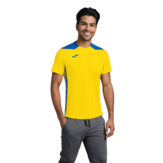 Camiseta Joma Championship VI m/c Amarillo-Royal