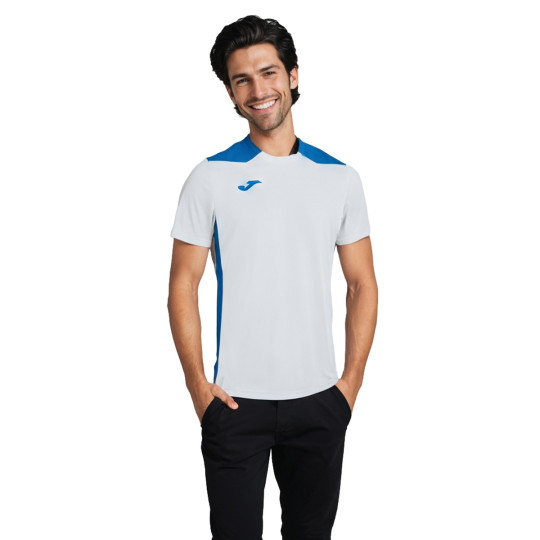Camiseta Joma Championship VI m/c Blanco-Royal