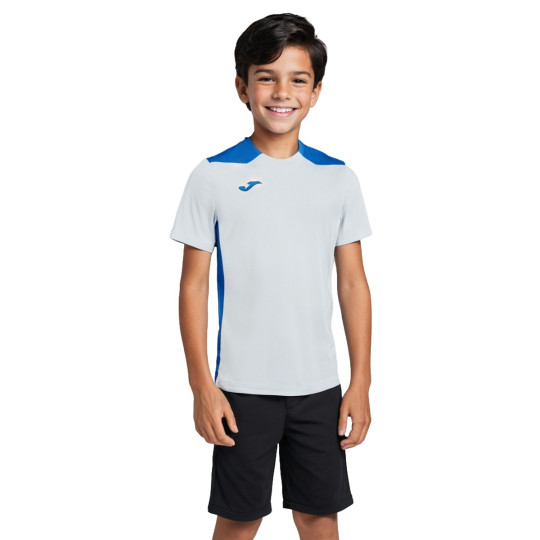 Camiseta Joma Championship VI m/c Niño Blanco-Royal