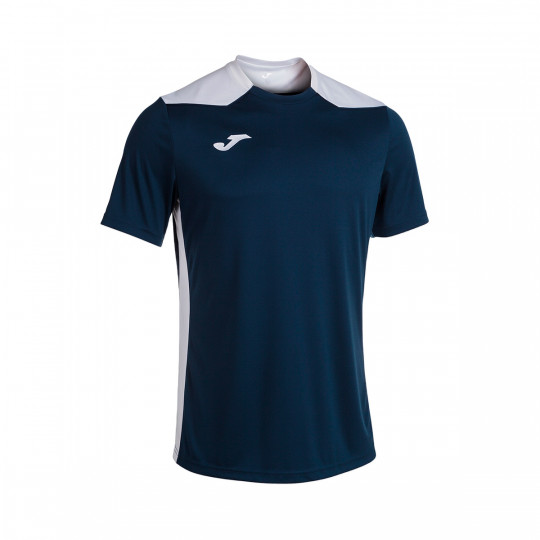 Camiseta Joma Championship VI m/c Niño Marino-Blanco