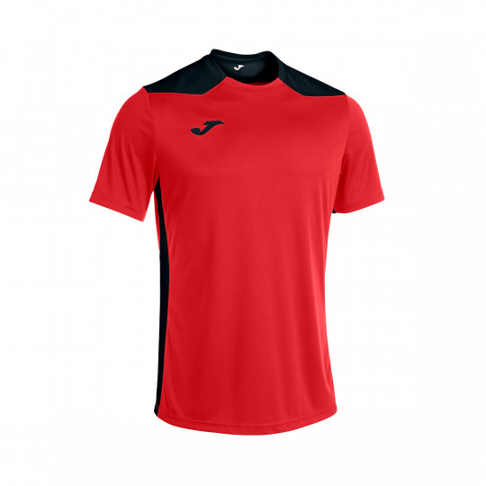 Camiseta Joma Championship VI m/c Niño Rojo-Negro
