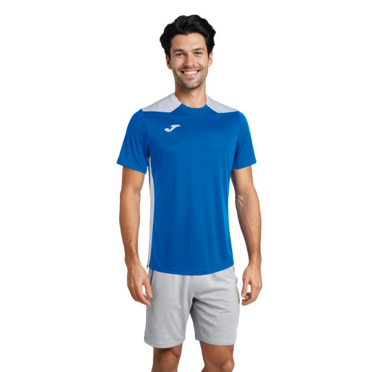 Camiseta Joma Championship VI m/c Royal-Blanco