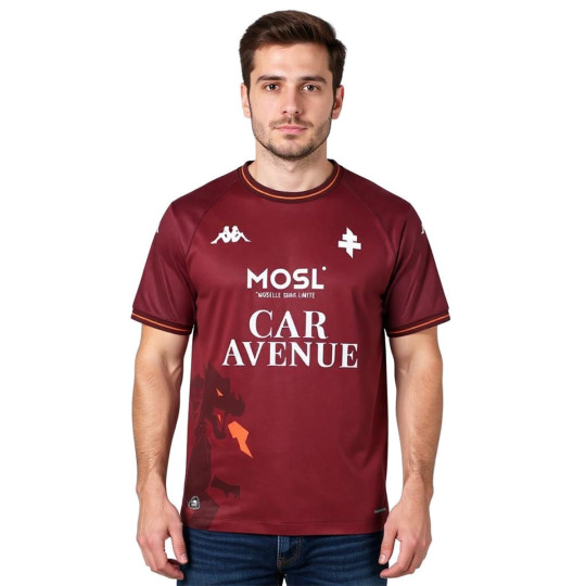 Camiseta Kappa FC Metz Primera Equipación 2025-2026 Red-Orange