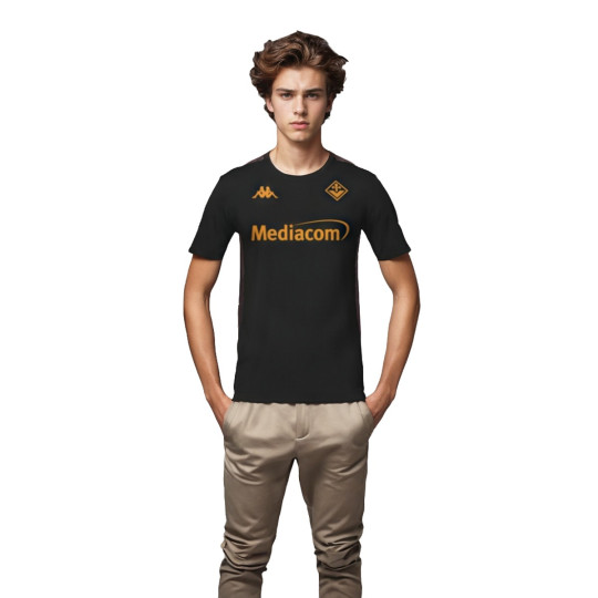 Camiseta Kappa Fiorentina Training 2024-2025 Black - Violet indigo