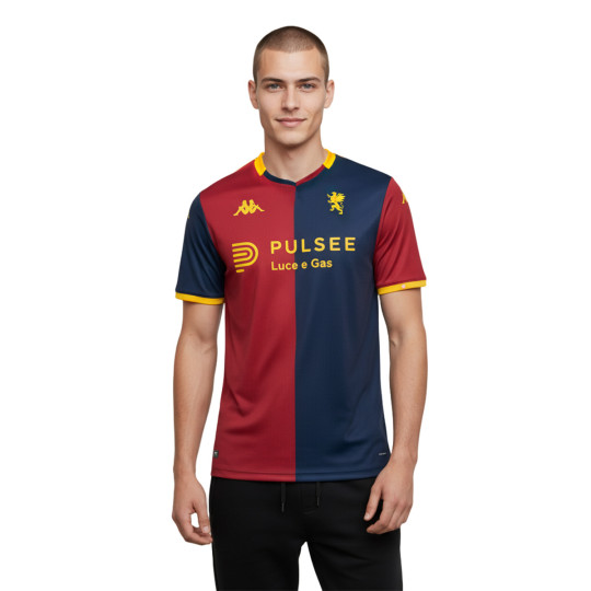 Camiseta Kappa Genoa Primera equipación 2025-2026 Yellow