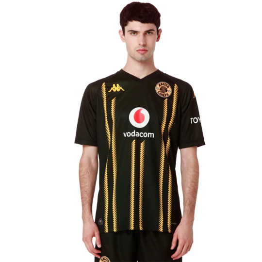 Camiseta Kappa Kaizer Chiefs Segunda Equipación 2024-2025 Black - Yellow