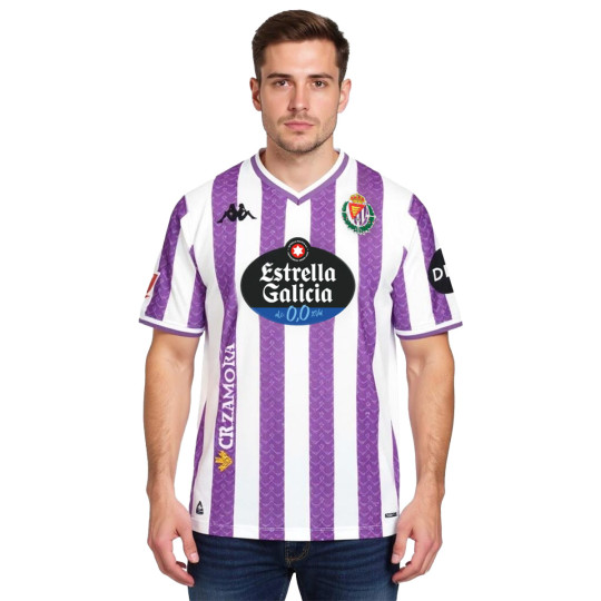 Camiseta Kappa Real Valladolid Primera Equipación Authentic 2025-2026 White - Purple