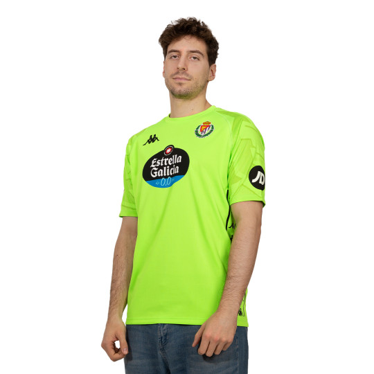 Camiseta Kappa Real Valladolid Segunda Equipación Portero 2024-2025 Neon Green