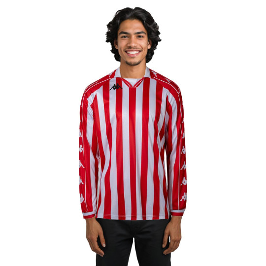 Camiseta Kappa Retro Jersey Ganda Red-White