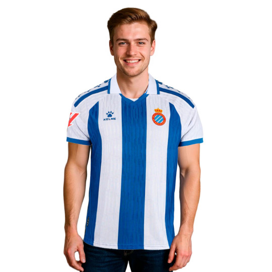 Camiseta Kelme RCD Espanyol Primera Equipación 2025-2026 Blue - White