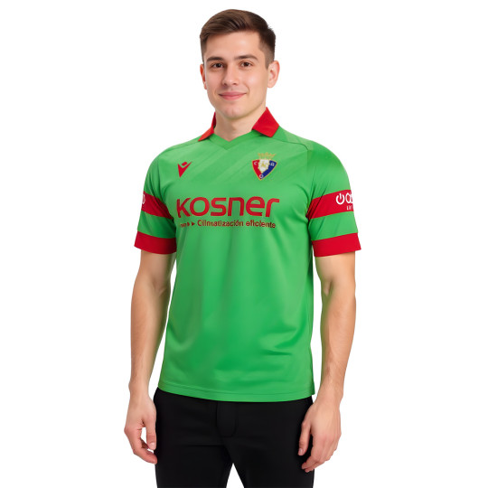 Camiseta Macron Ca Osasuna Segunda Equipación 2025-2026 Green-Red