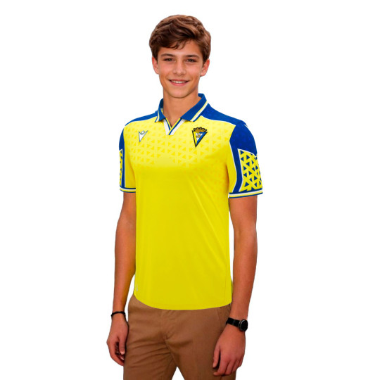 Camiseta Macron Cadiz CF Primera Equipación 2024-2025 Niño Yellow