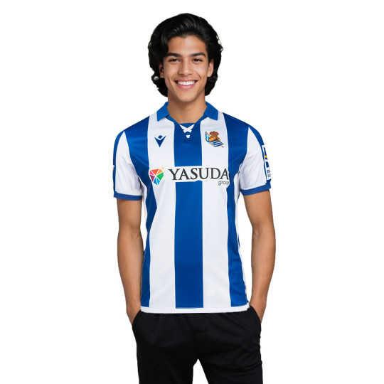 Camiseta Macron Real Sociedad Primera Equipación 2024-2025 Blue-White