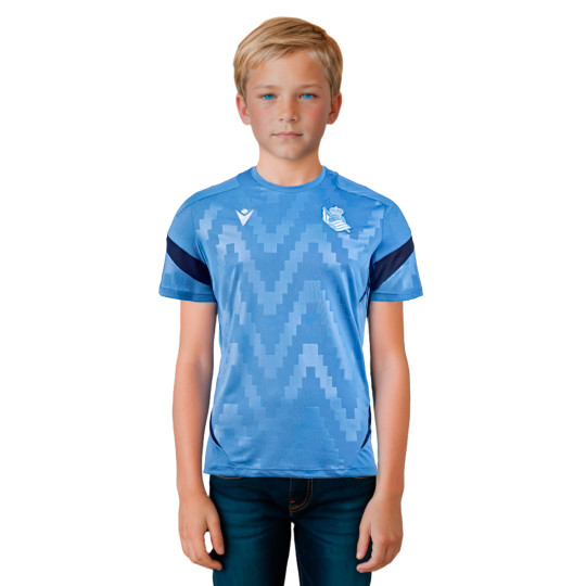 Camiseta Macron Real Sociedad Training 2025-2026 Niño Azul