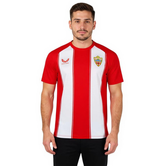 Camiseta Macron Ud Almeria Primera Equipación 2025-2026 Red-White