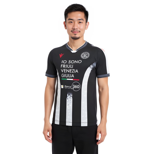 Camiseta Macron Udinese Primera Equipación 2025-2026 Black-White