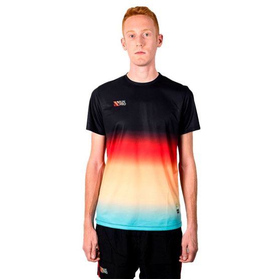 CAMISETA MANGA CORTA RUN&PRO BLACK SUNSET