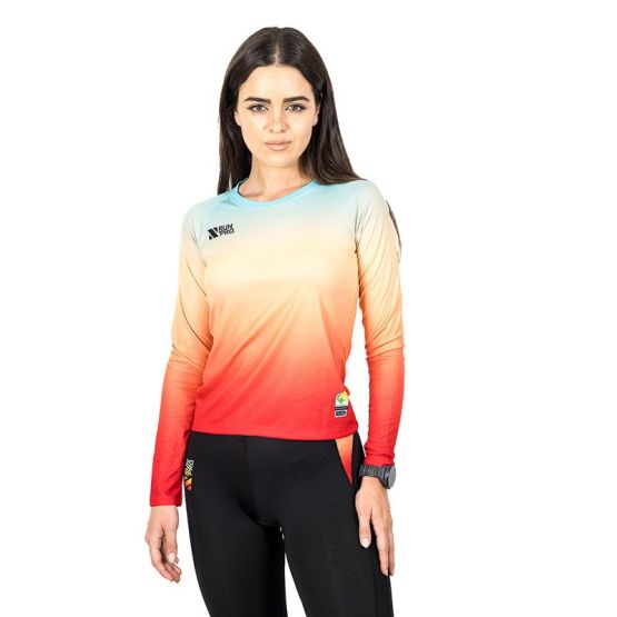 CAMISETA MANGA LARGA RUN&PRO SUNSET MUJER