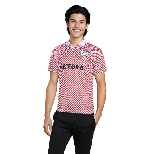 Camiseta Meteora Bibury Retro Football Burgundy