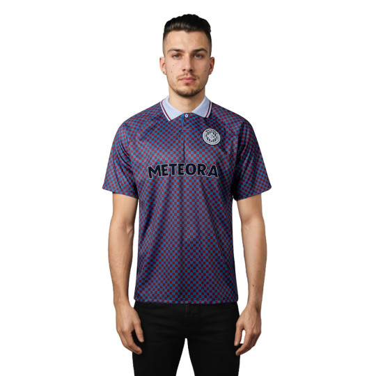 Camiseta Meteora Catbrain Retro Football Blue- burgundy