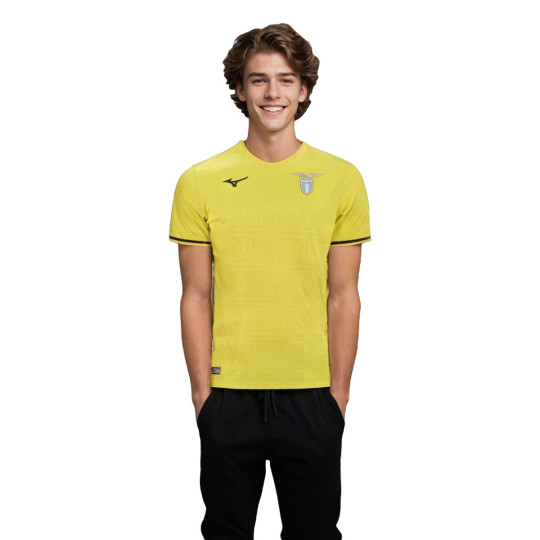 Camiseta Mizuno Lazio Segunda Equipación 2024-2025 Tuscan Yellow