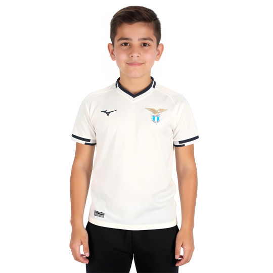 Camiseta Mizuno Lazio Segunda Equipación 2025-2026 Niño White