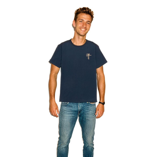 Camiseta Off The Pitch 3.0 Slim Fit Midnight Navy
