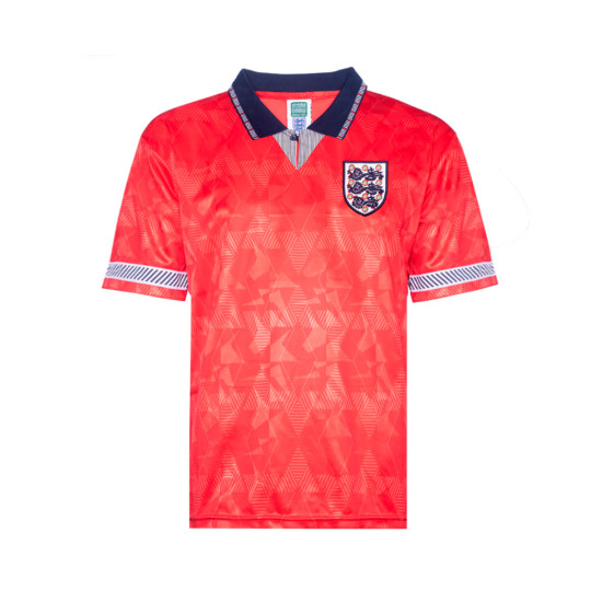 Camiseta Score Draw England 1990 World Cup Finals Away shirt Red
