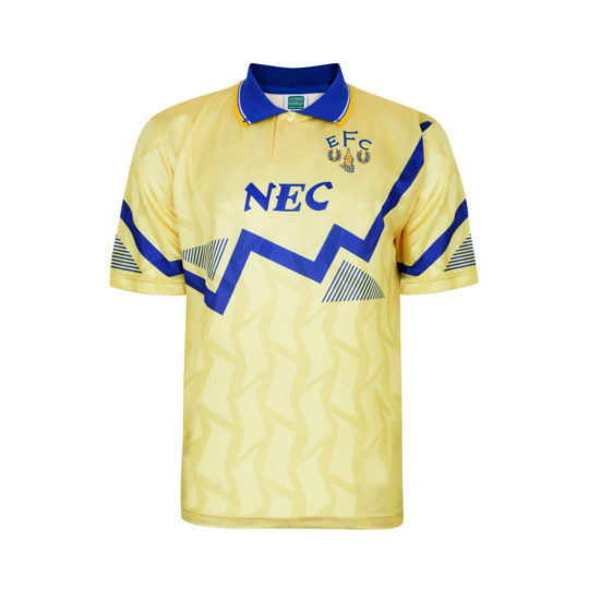 Camiseta Score Draw Everton 1990 Away Yellow