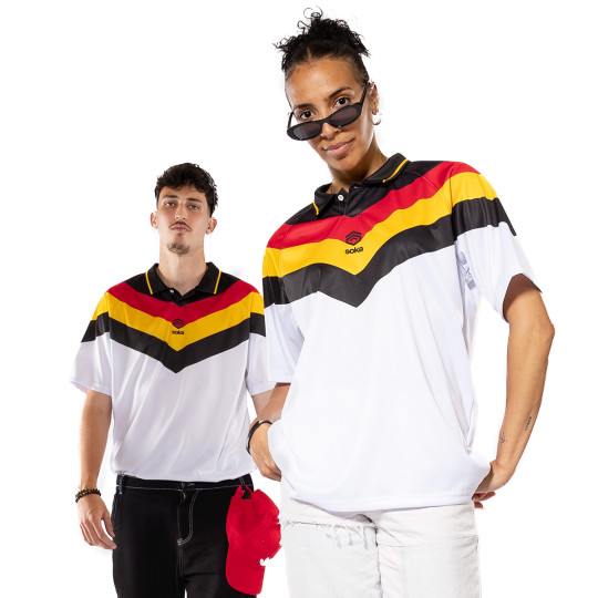 Camiseta Soka Nations Deutschland White - Black