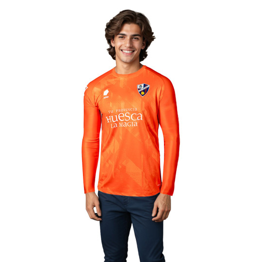 Camiseta Soka SD Huesca Segunda Equipación Portero 2024-2025 Dutch Orange