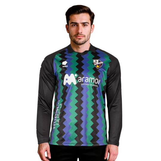 Camiseta Soka Sociedad Deportiva Huesca Cuarta Equipación Portero 2025-2026 Black-Ultraviolet-Slimy Green