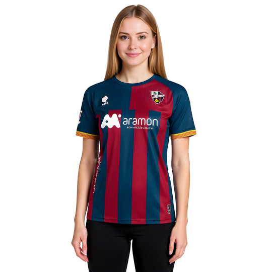 Camiseta Soka Sociedad Deportiva Huesca Primera Equipación 2025-2026 Mujer SDH Blue-SDH Red-White