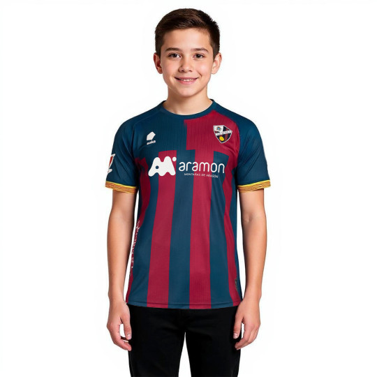 Camiseta Soka Sociedad Deportiva Huesca Primera Equipación 2025-2026 Niño SDH Blue-SDH Red