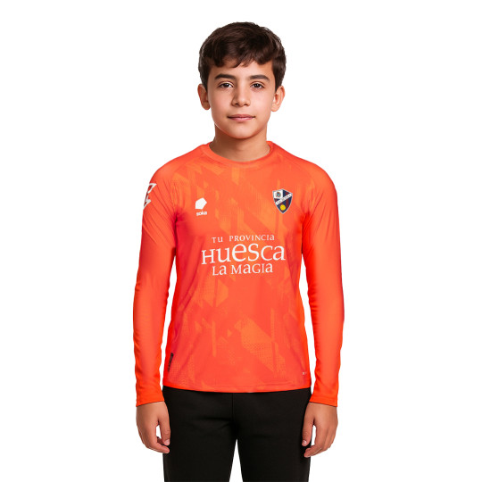 Camiseta Soka Sociedad Deportiva Huesca Segunda Equipación Portero 2024-2025 Niño Dutch Orange