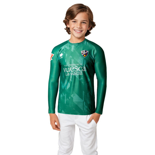Camiseta Soka Sociedad Deportiva Huesca Tercera Equipación Portero 2024-2025 Niño Forest Green