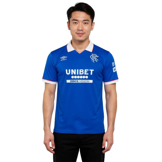 Camiseta Umbro Glasgow Rangers Primera Equipación 2025-2026 Lapsis Blue