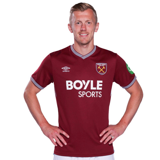 Camiseta Umbro West Ham Primera Equipación 2025-2026 New Claret