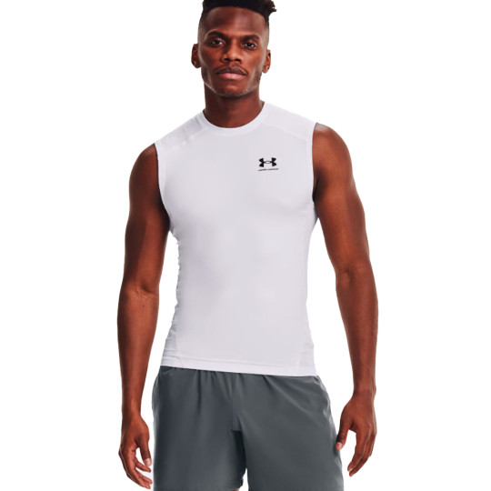 Camiseta Under Armour Sin Mangas HeatGear Compression White