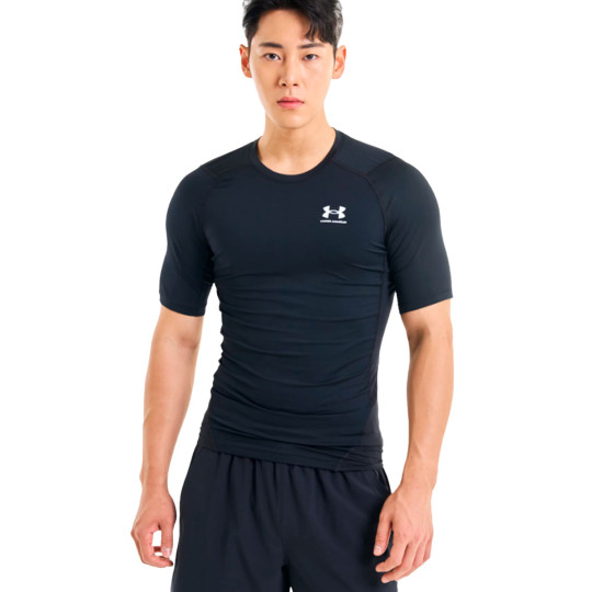 Camiseta Under Armour HeatGear Compression Black-White